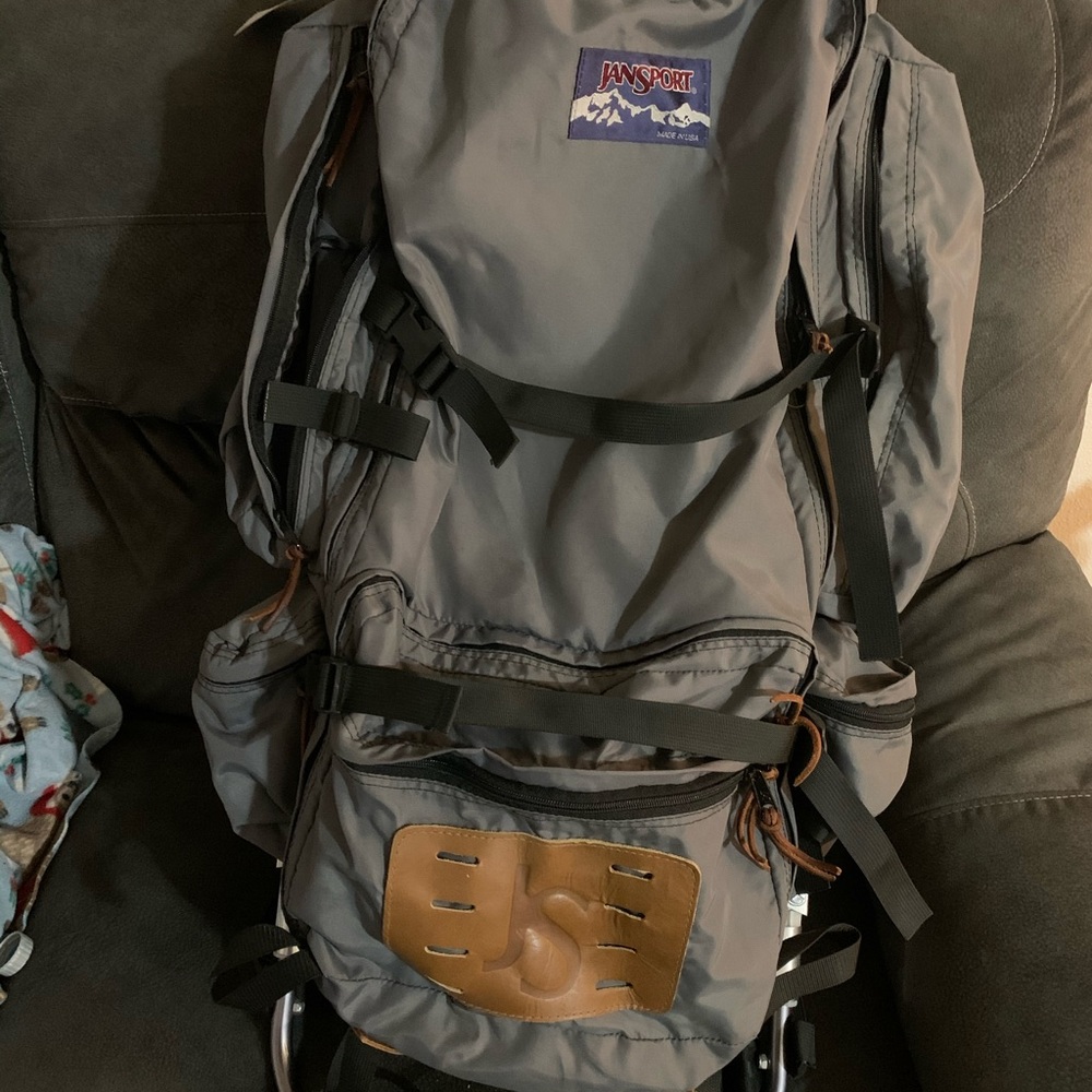 Vintage Jansport external frame hiking  backpack